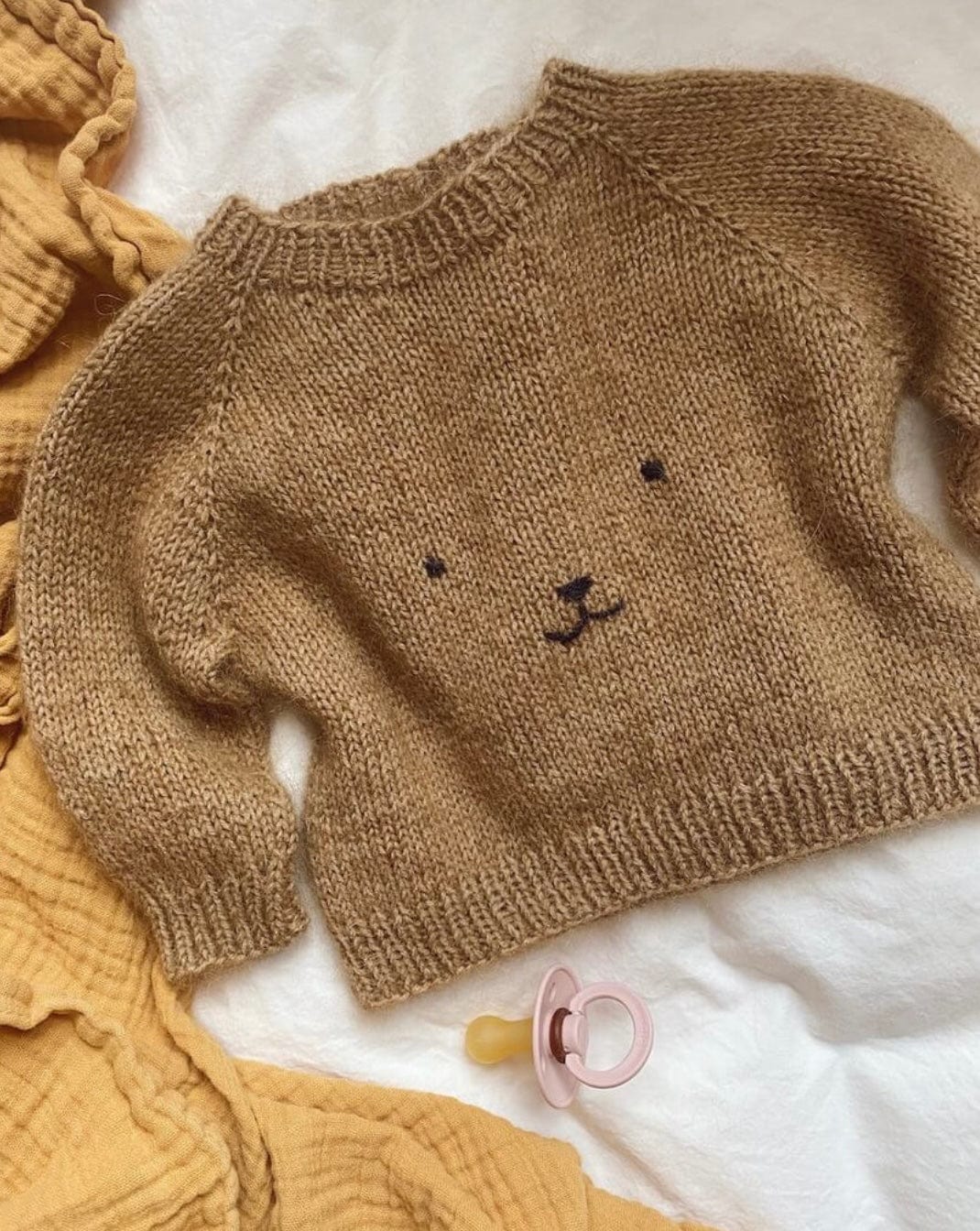 Teddy Bear Sweater by PetiteKnit - Hard Copy Pattern