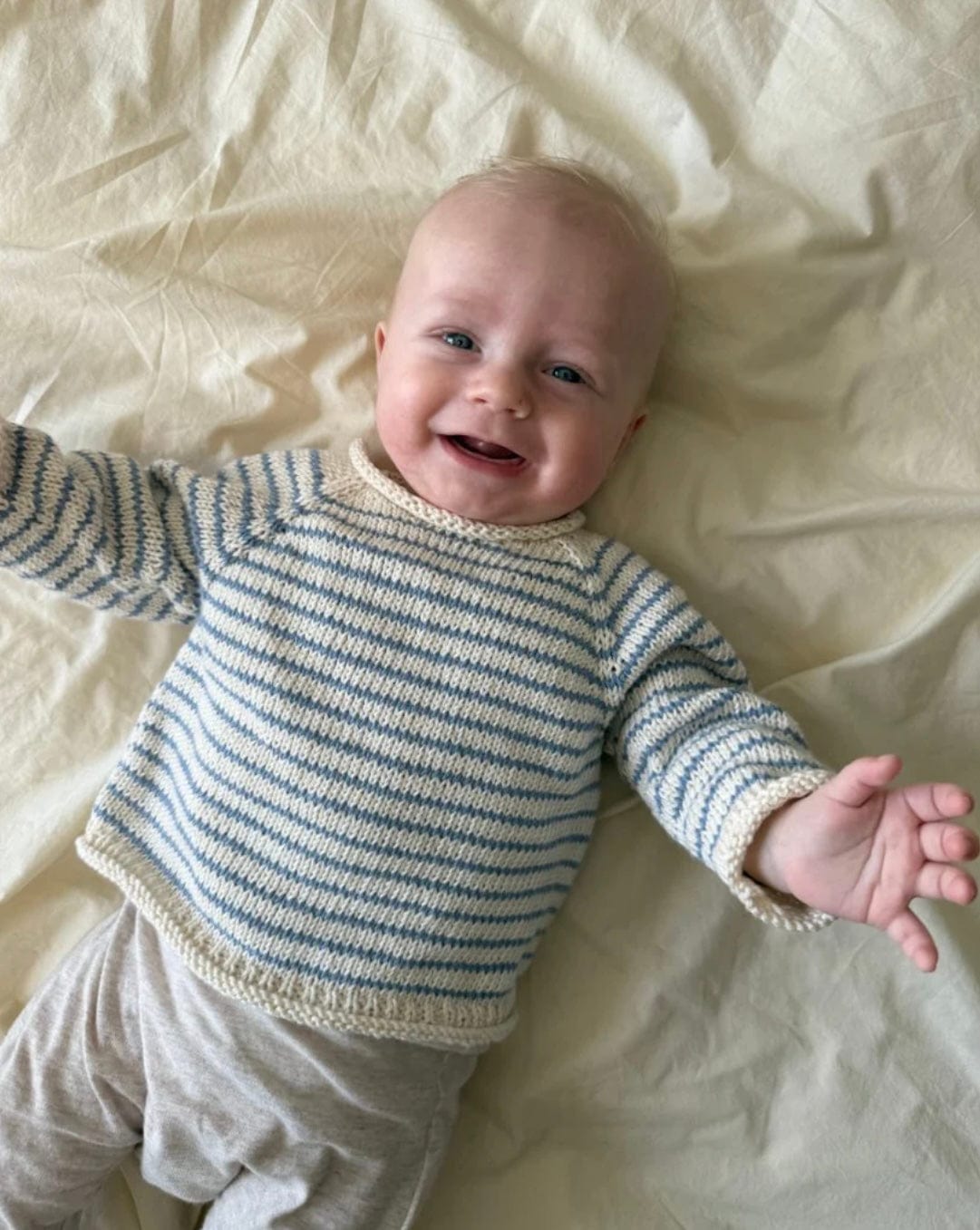 Frankie Sweater Baby by PetiteKnit - Hard Copy Pattern