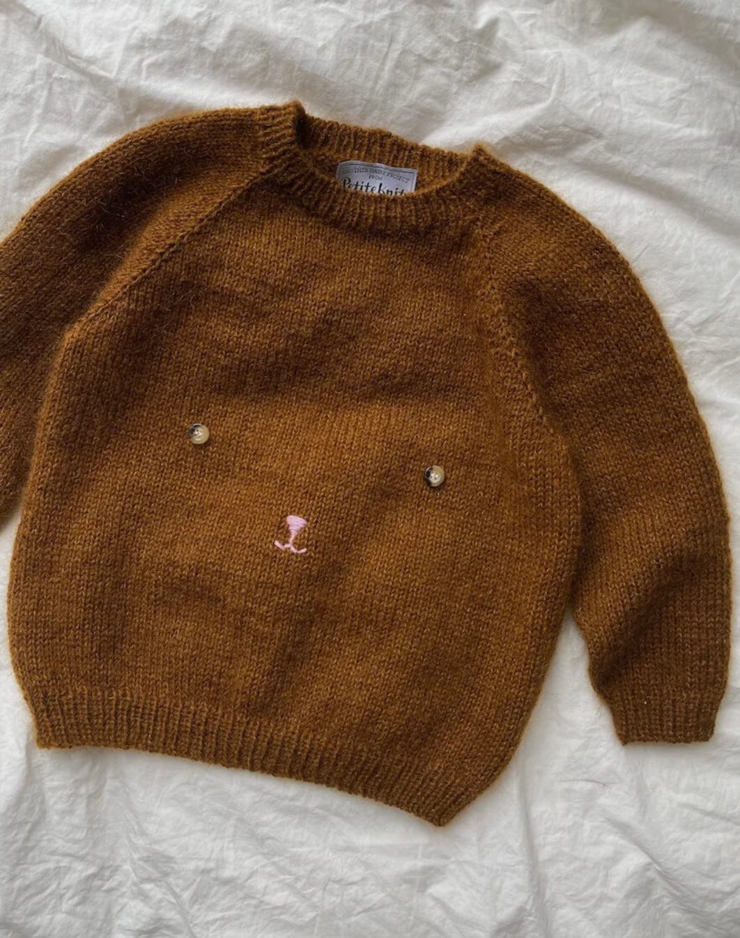 Teddy Bear Sweater by PetiteKnit - Hard Copy Pattern