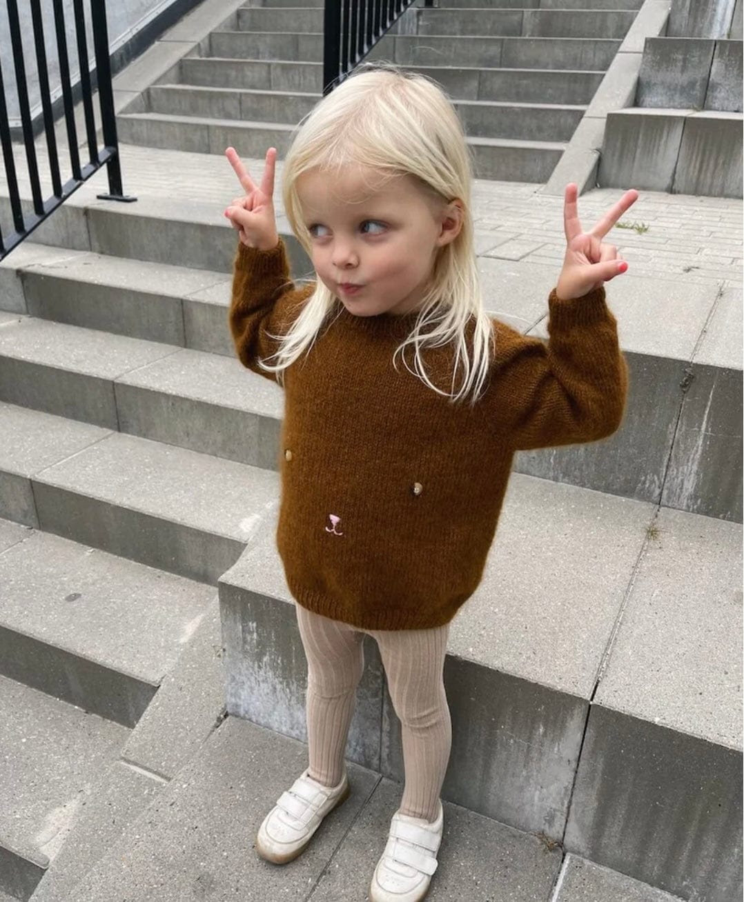 Teddy Bear Sweater by PetiteKnit - Hard Copy Pattern