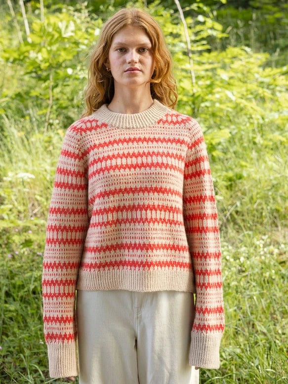 2410-04 Kleiva Ladies Sweater by Sandnes Garn - Hard Copy