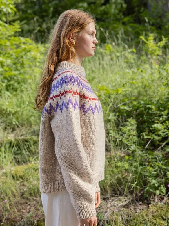 2410-07 Polar-Light Ladies Sweater by Sandnes Garn - Hard Copy Pattern