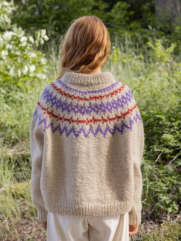 2410-07 Polar-Light Ladies Sweater by Sandnes Garn - Hard Copy Pattern