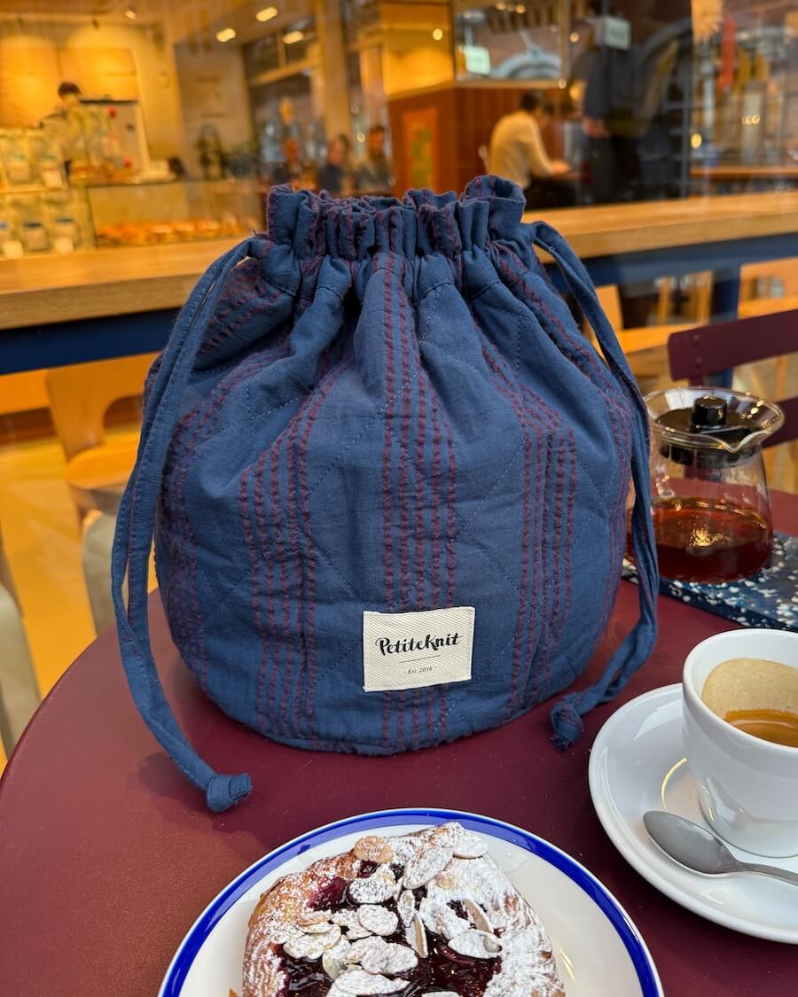 Knitters Project Bag - Night Shadow by PetiteKnit - Pre order