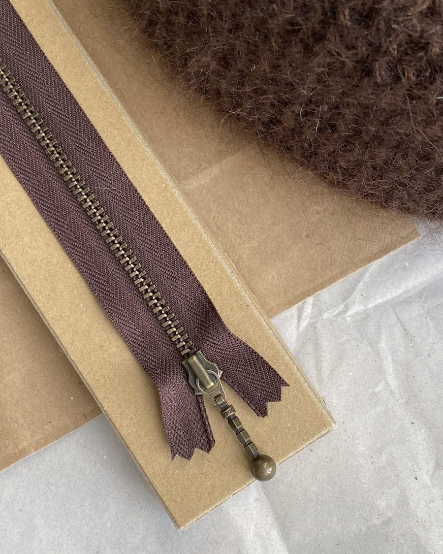 28 cm Zip for Large Florence Bag by Petite Knit