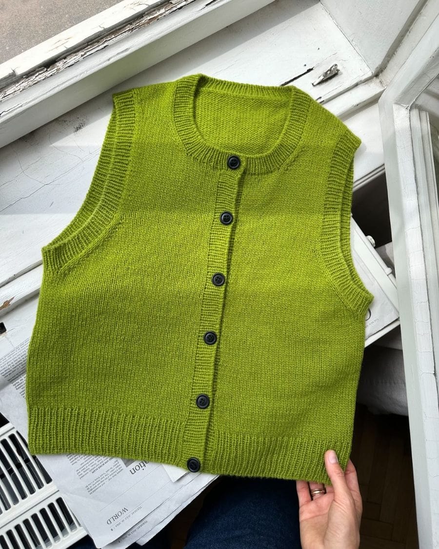 Maggie Vest by PetiteKnit - Hard Copy Pattern