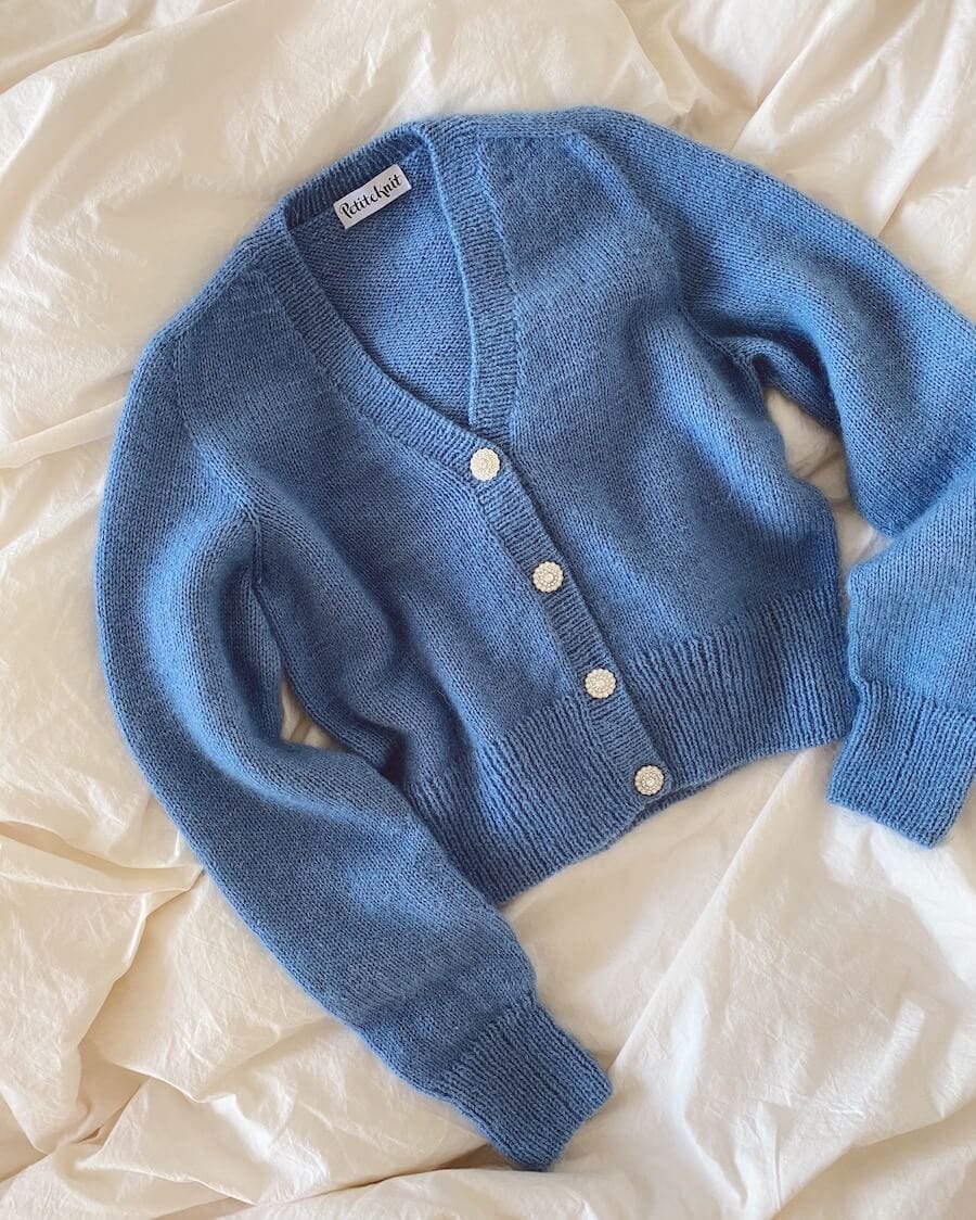 Petite Knit Bling buttons for April Cardigan and Maude Tee