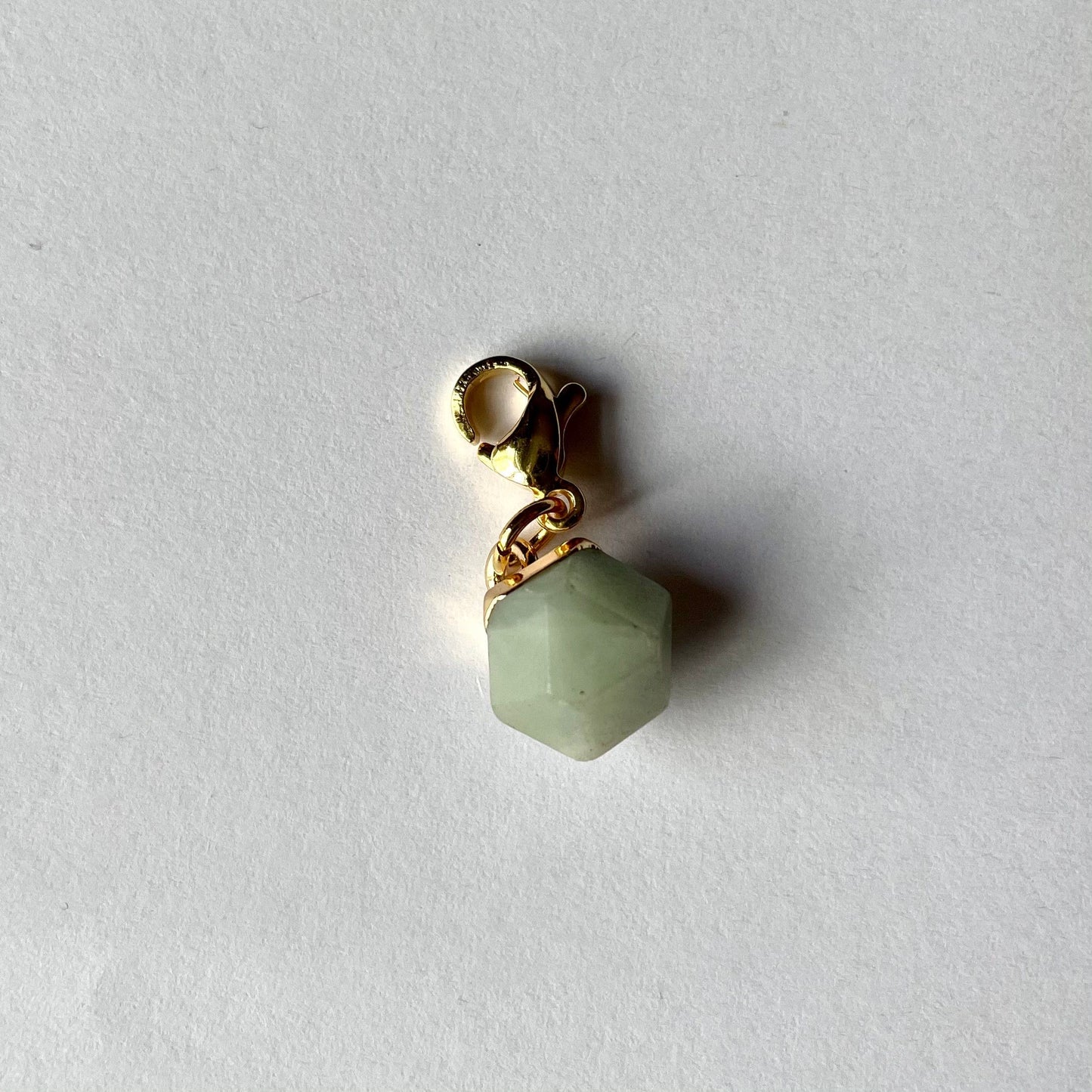 Natural Gemstone Stitch Marker - Amazonite