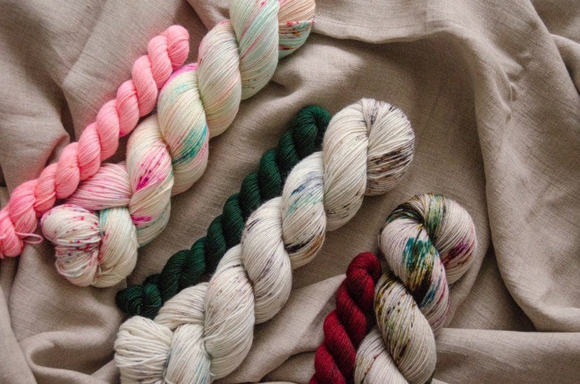 Moonwalk Sock Set - Hand Dyed Yarn by Midnatsstrik