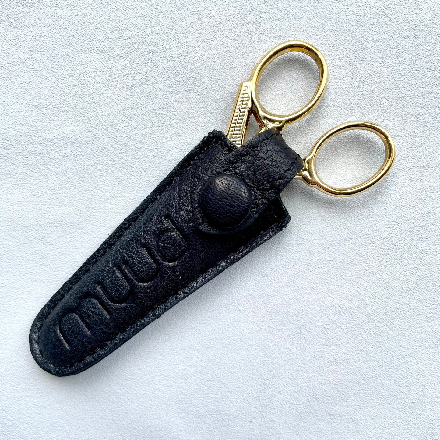 Stainless Steel Stork Embroidery Scissors With Muud Case