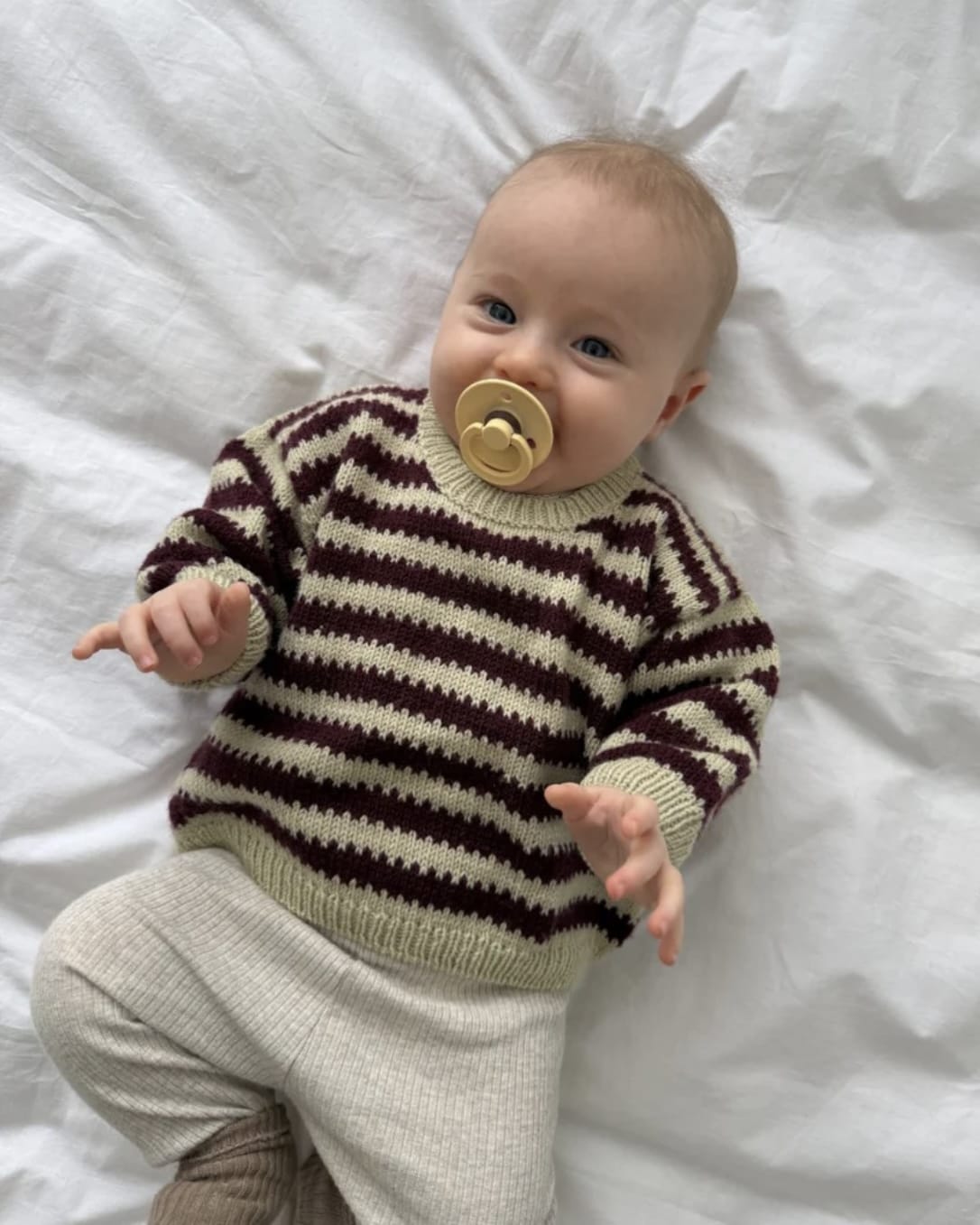 Otto Sweater Baby by PetiteKnit - Hard Copy Pattern