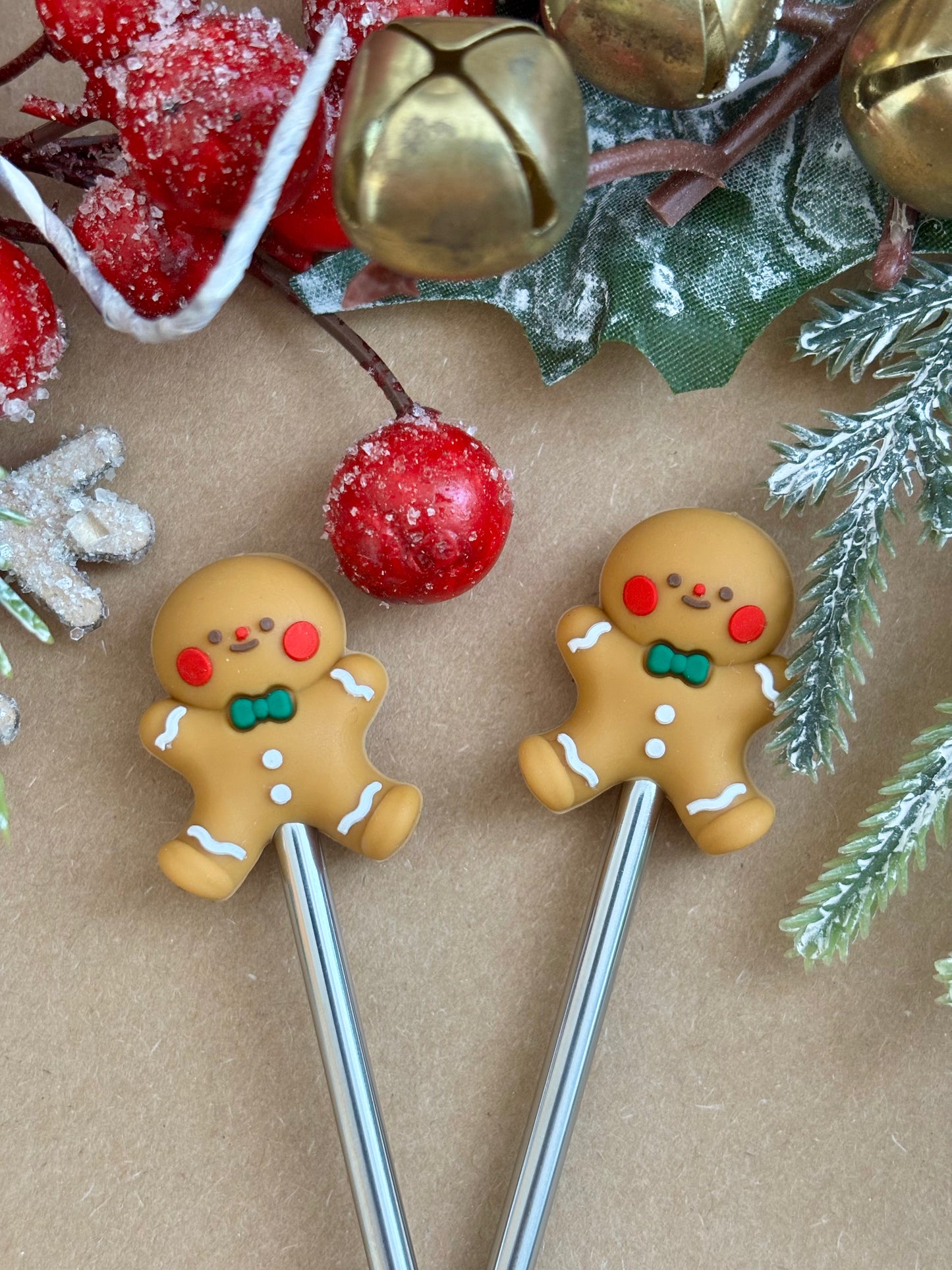 Gingerbread man stitch stopper / point protector