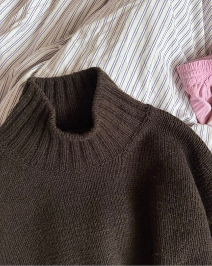 Hannah Sweater O-Neck by PetiteKnit - Har Copy Pattern