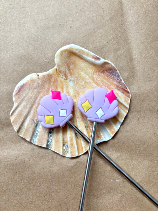 Sea shell stitch stopper/ needle minder