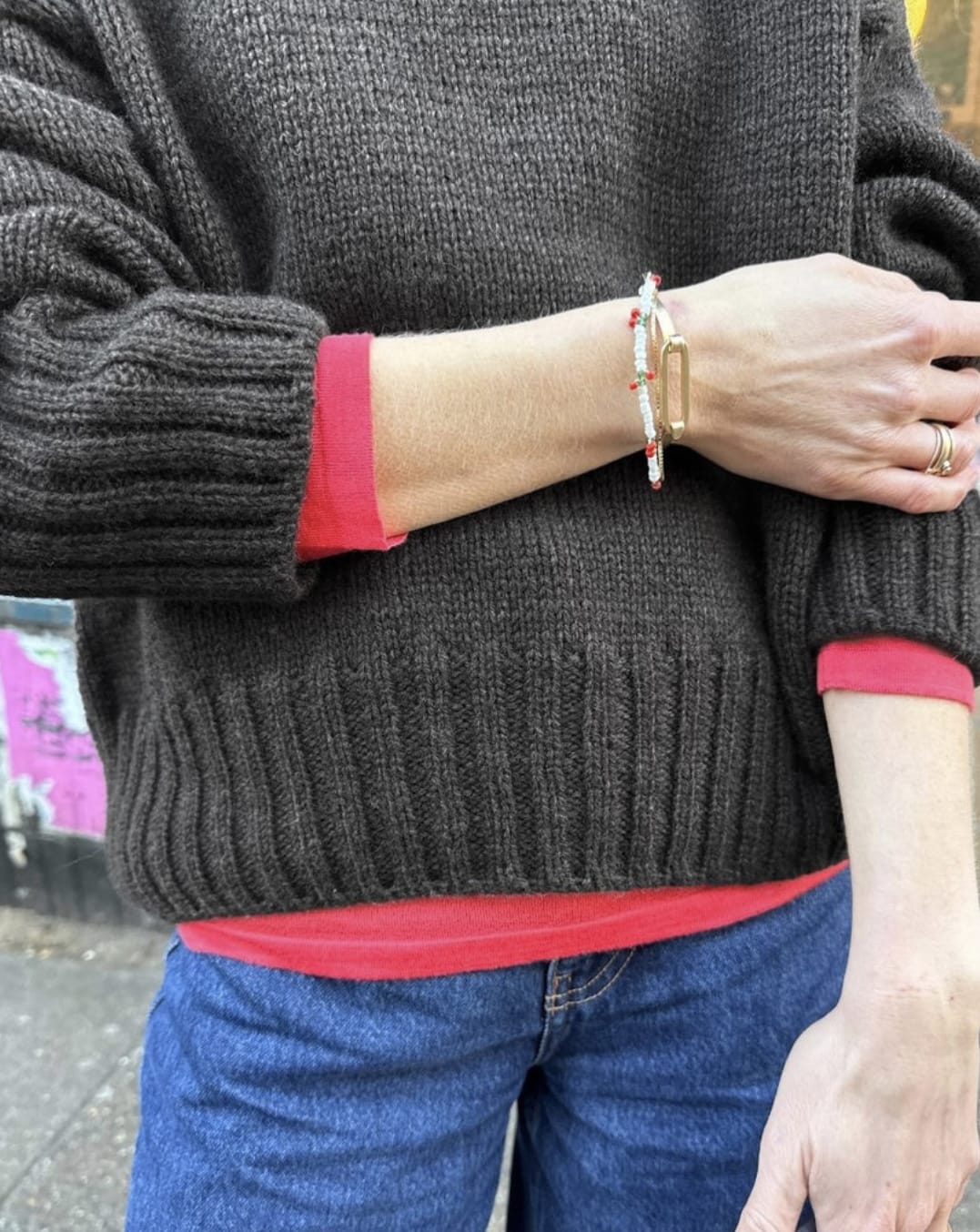 Hannah Sweater O-Neck by PetiteKnit - Har Copy Pattern