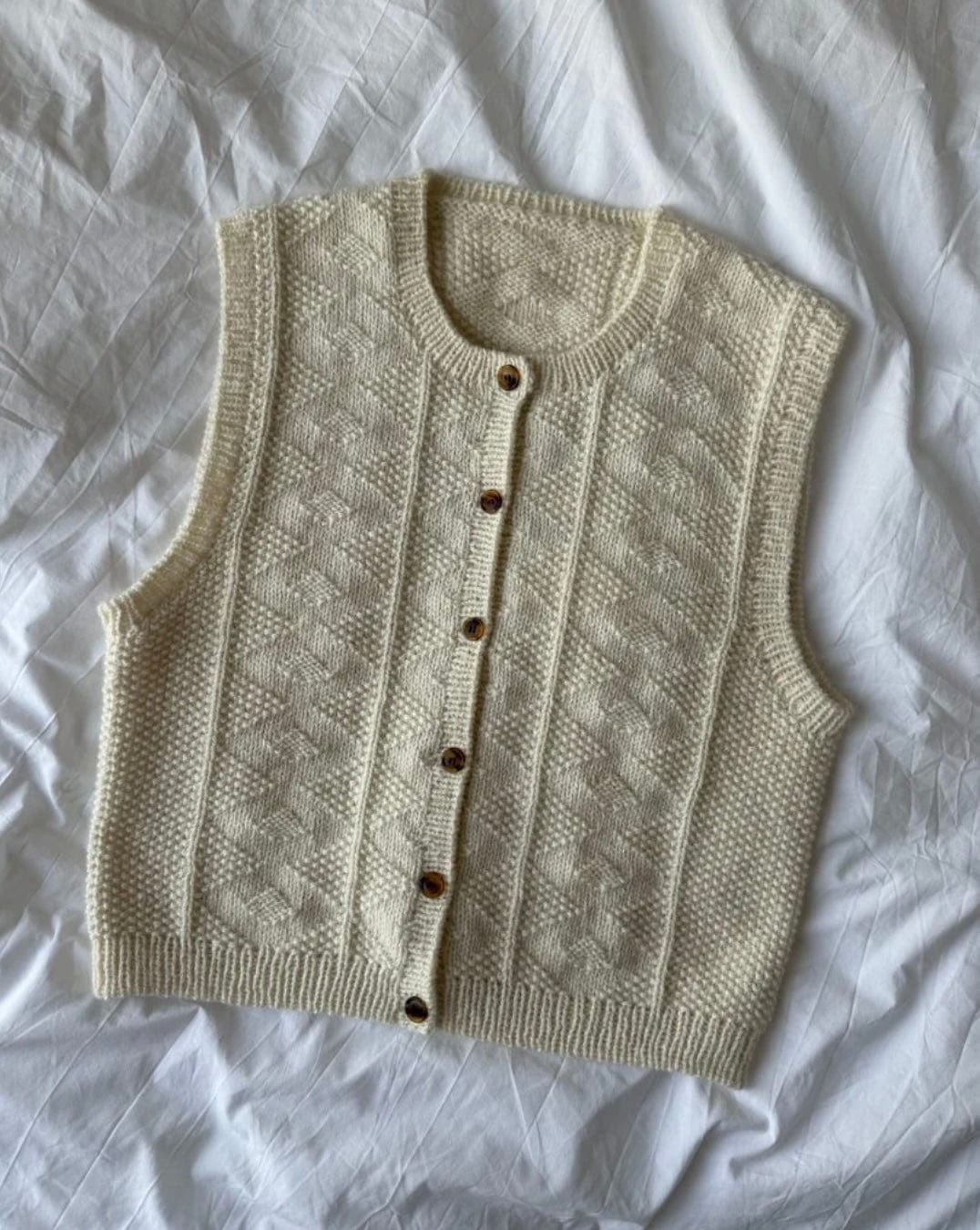 Esther Vest by PetiteKnit - Hard Copy Pattern