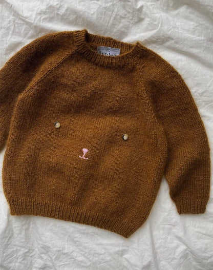 Teddy Bear Sweater by PetiteKnit - Hard Copy Pattern
