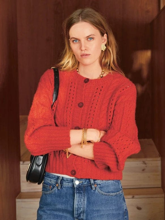 2409-08 Cornelia Cardigan by Sandnes Garn - Hard copy pattern