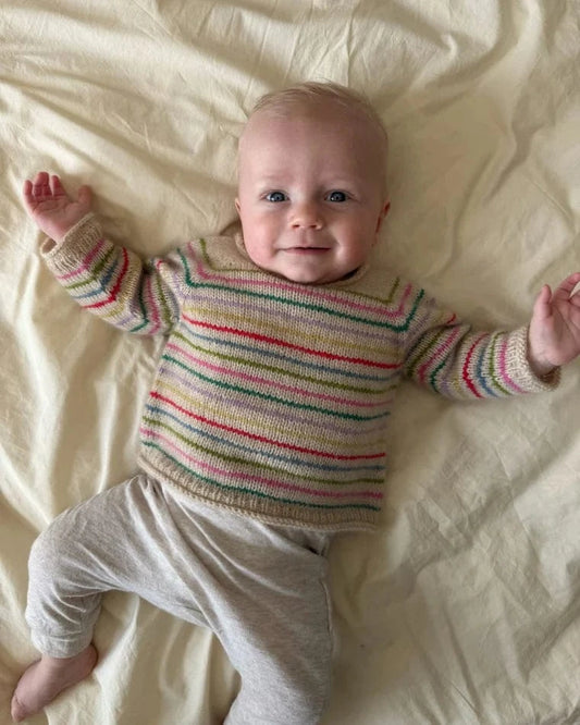 Frankie Sweater Baby by PetiteKnit - Hard Copy Pattern