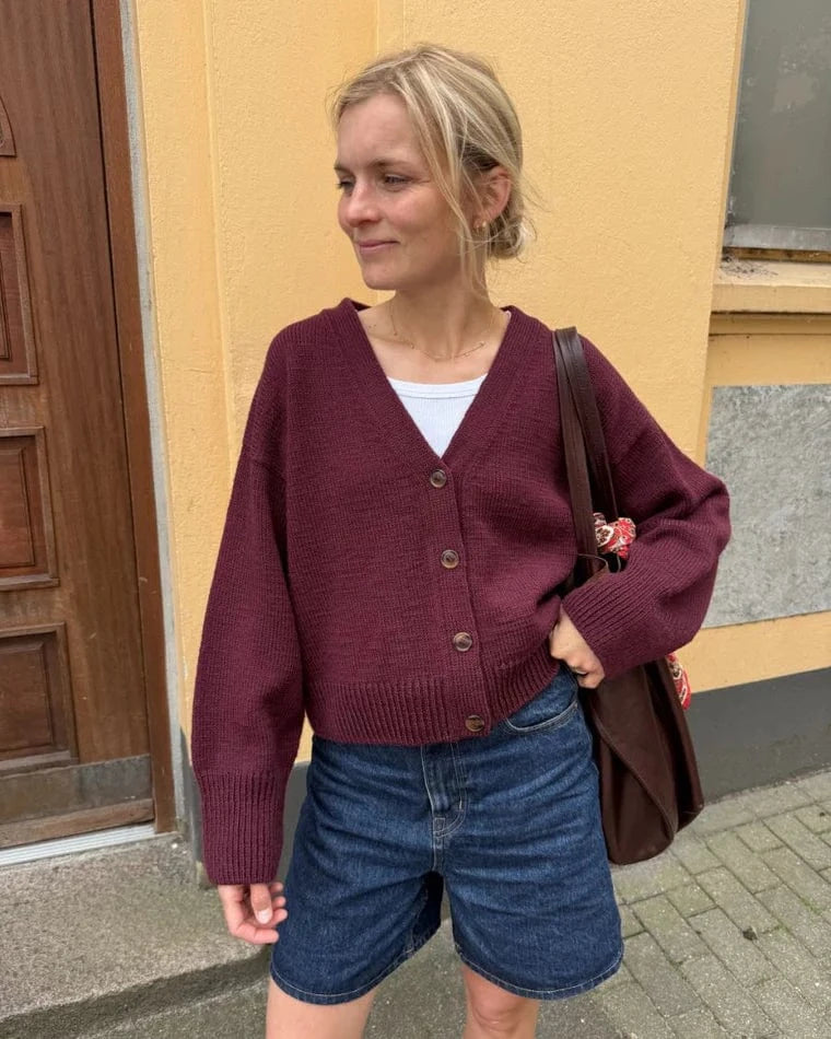 Scarlet Cardigan by PetiteKnit - Hard Copy Pattern