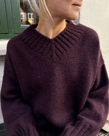 Hannah Sweater by PetiteKnit - Hard Copy Pattern