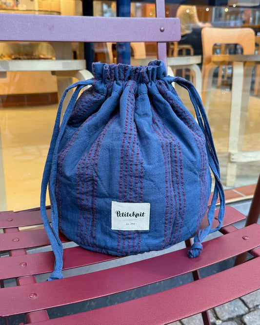 Knitters Project Bag - Night Shadow by PetiteKnit