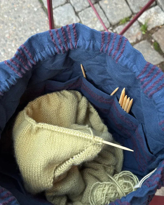 Knitters Project Bag - Night Shadow by PetiteKnit