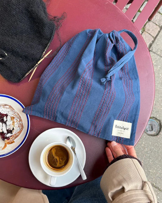 Knitter's String Bag - Night Shadow by PetiteKnit