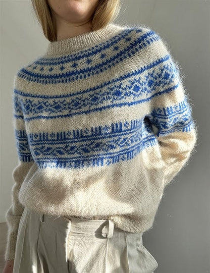 Porcelain Yoke Sweater Kit By Lene Holme Samsø