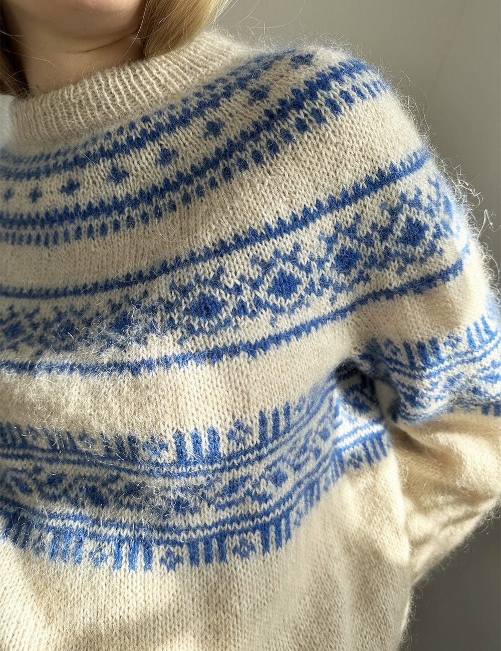 Porcelain Yoke Sweater Kit By Lene Holme Samsø