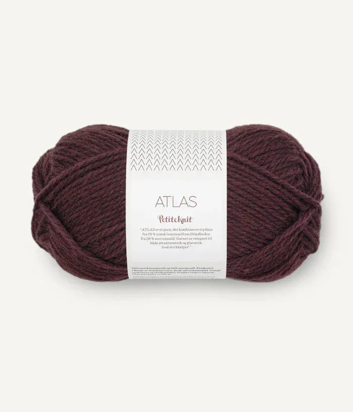Sandnes Garn Atlas in the colour Velvet Fig