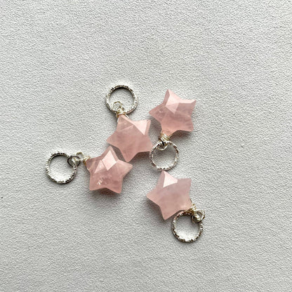 Natural Gemstone Star Stitch Marker