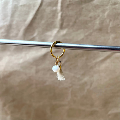 Pearl and Tassel Stitch Marker
