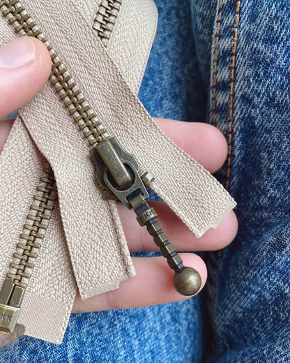 35cm Zipper for Zipper Sweater, Zipper Sweater - Man, Zipper Sweater Junior, Zipper Slipover and Zipper Neck by Petite Knit