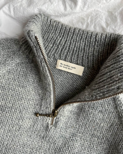 Zipper Sweater Light Junior Printed Pattern